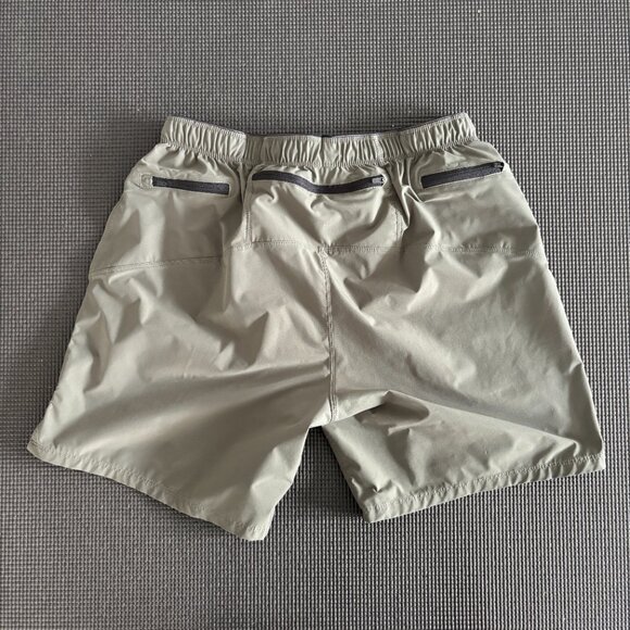 Path Projects Graves PX Running Shorts – Olive/Stone, Size M, 7" Inseam - Picture 4 of 4